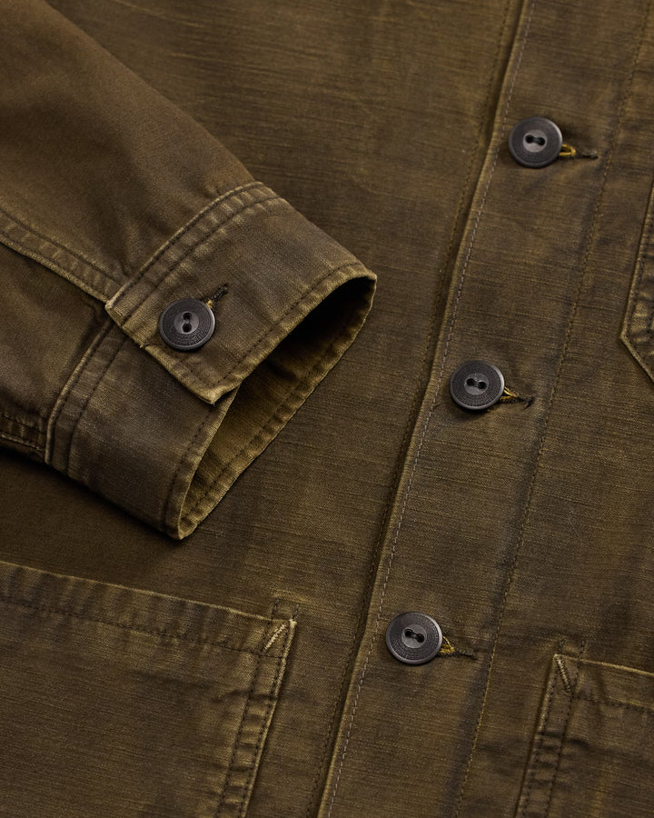 RRL REVERSE SATEEN OVERSHIRT