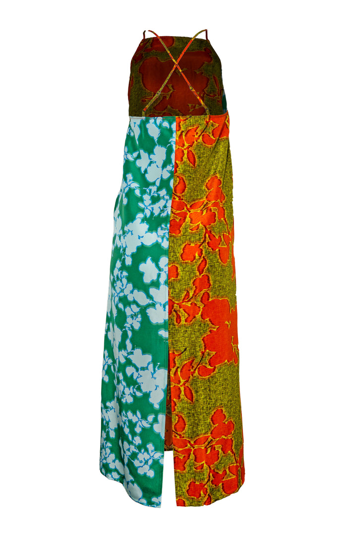 6397 Contrast Floral Print Dress