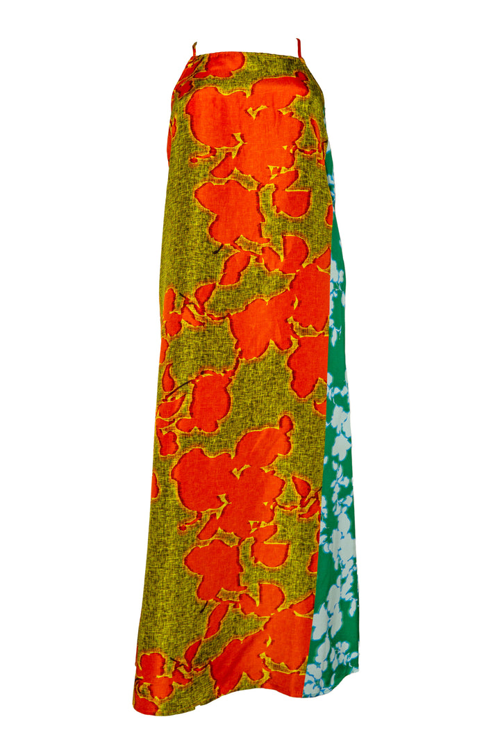 6397 Contrast Floral Print Dress