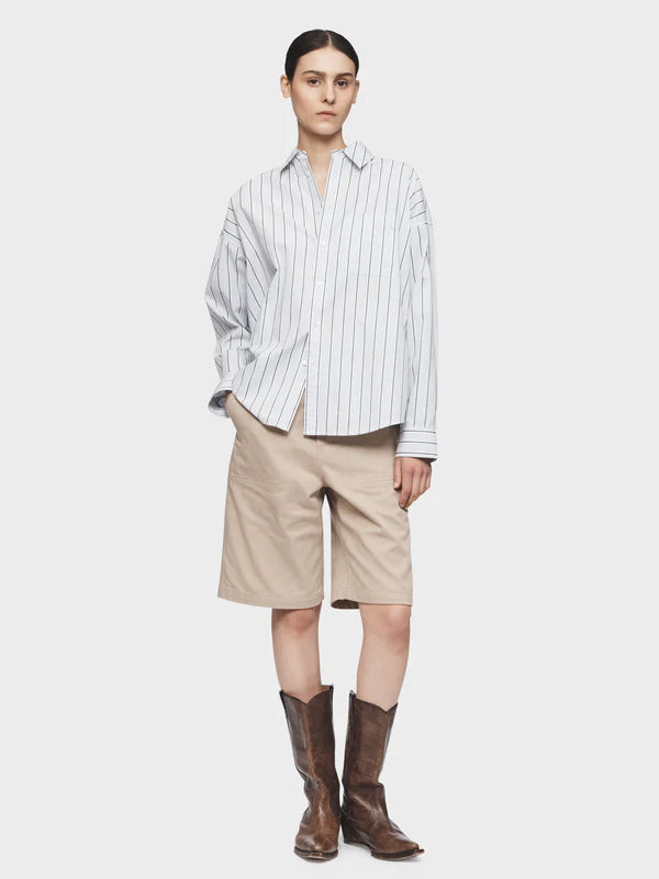 6397 Striped Uniform Shirt