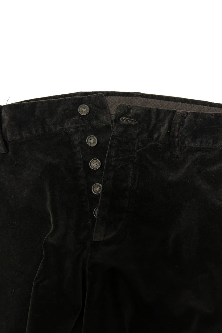 Massimo Alba Black Velvet Pant
