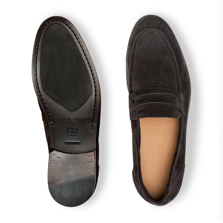 HARRYS OF LONDON WILLIAM SUEDE LOAFERS