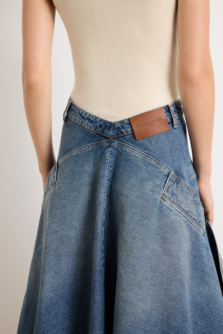 BRANDON MAXWELL FRANKIE SKIRT