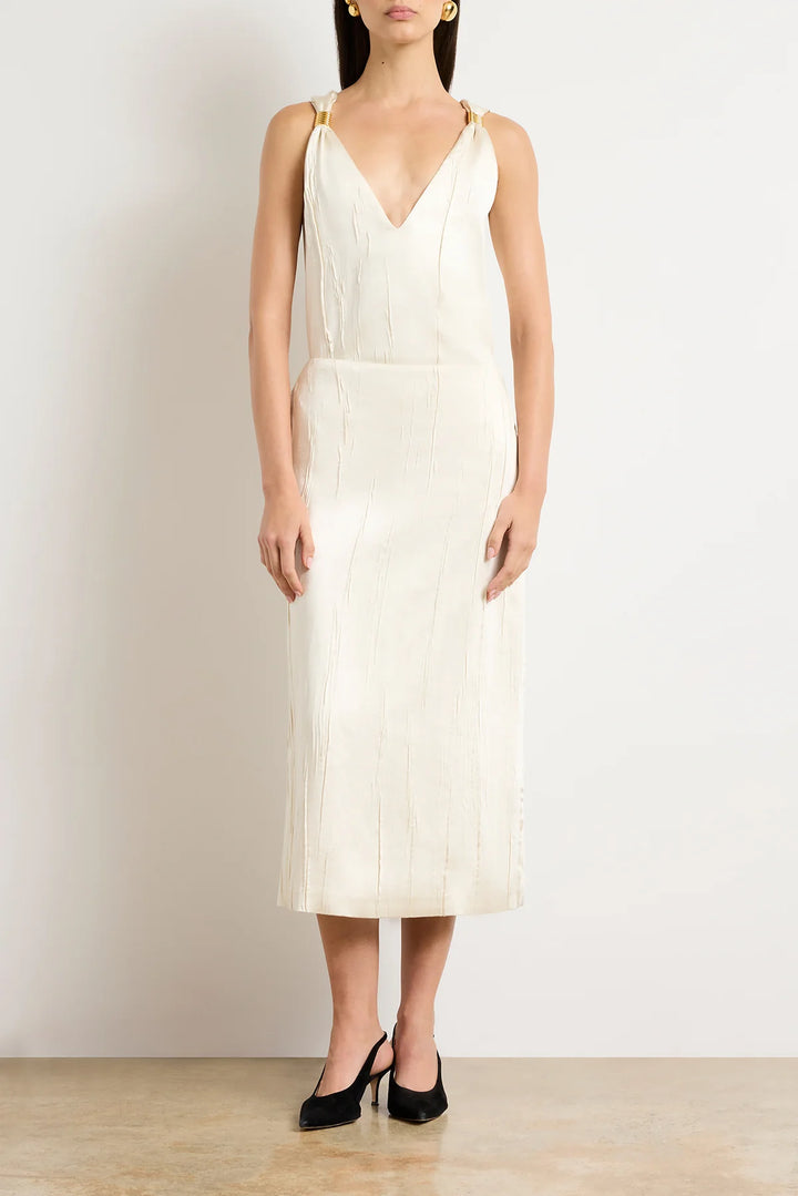 BRANDON MAXWELL TIERNEY SKIRT