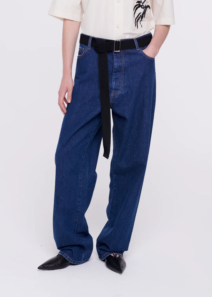 PLAN C WIDE LEG JEAN