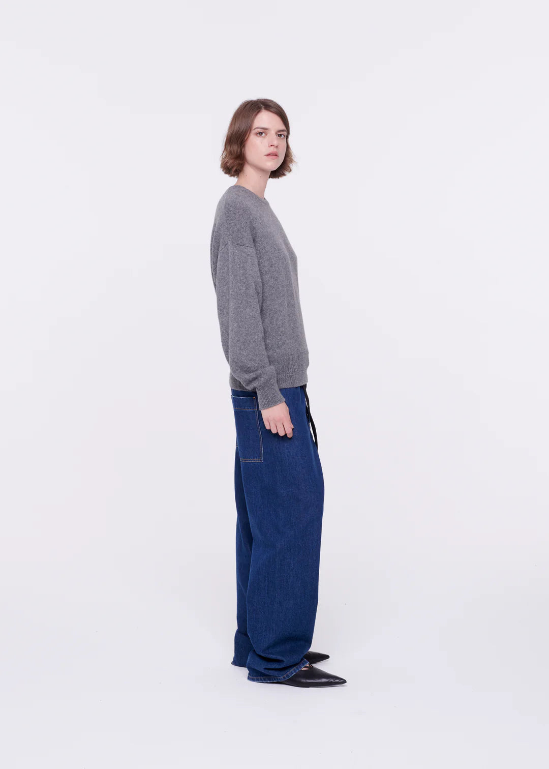 PLAN C WIDE LEG JEAN