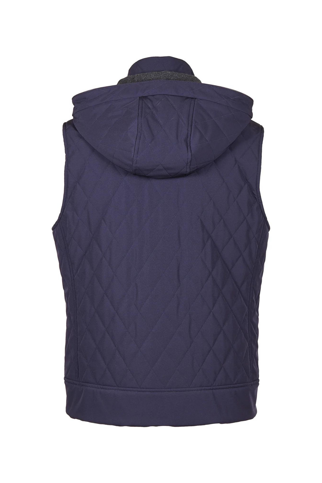 Luciano Barbera Navy Quilted Vest