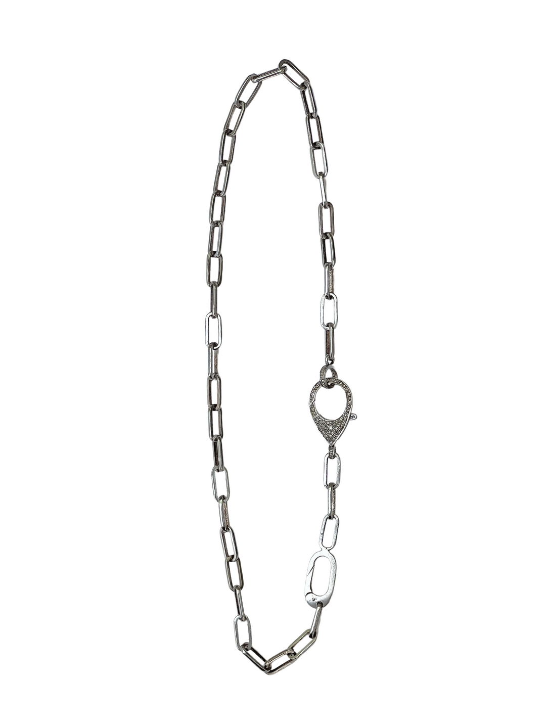 The Woods Fine Jewelry Small Silver Paperclip Chain