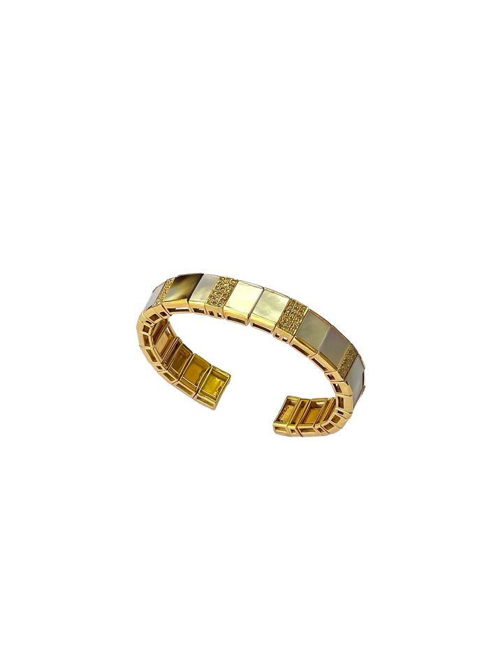 The Woods Fine Jewelry Mother of Pearl Cuff Bracelet