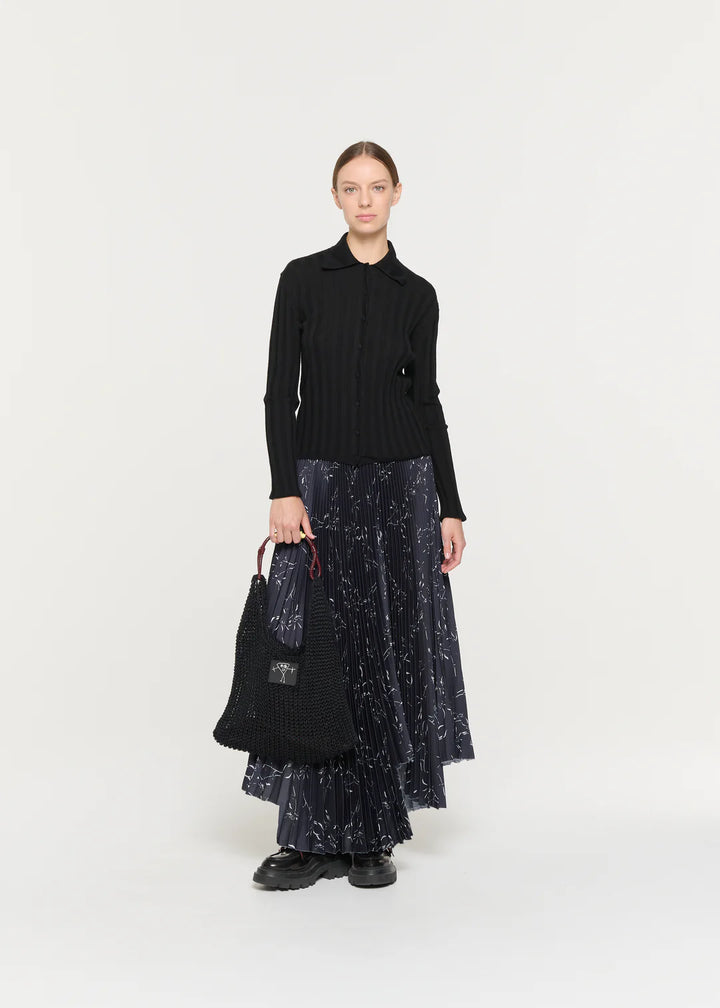 PLAN C PLEATED SKIRT