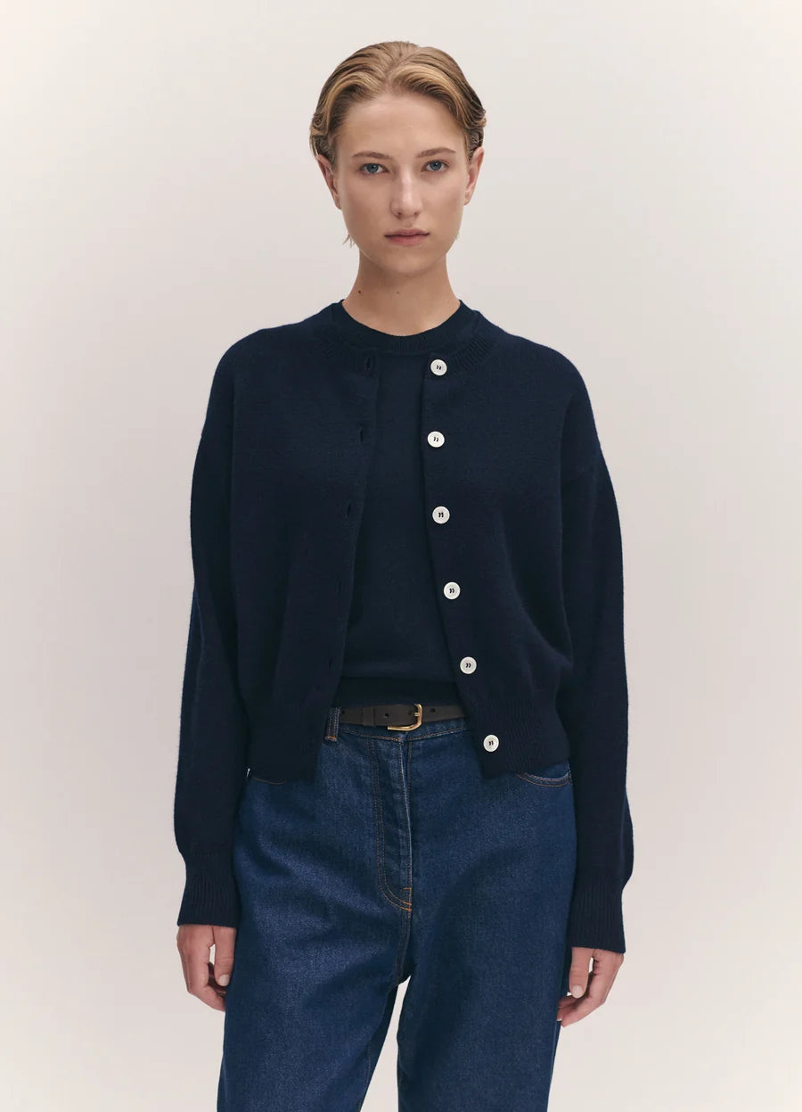 & DAUGHTER Ada Crewneck Cardigan