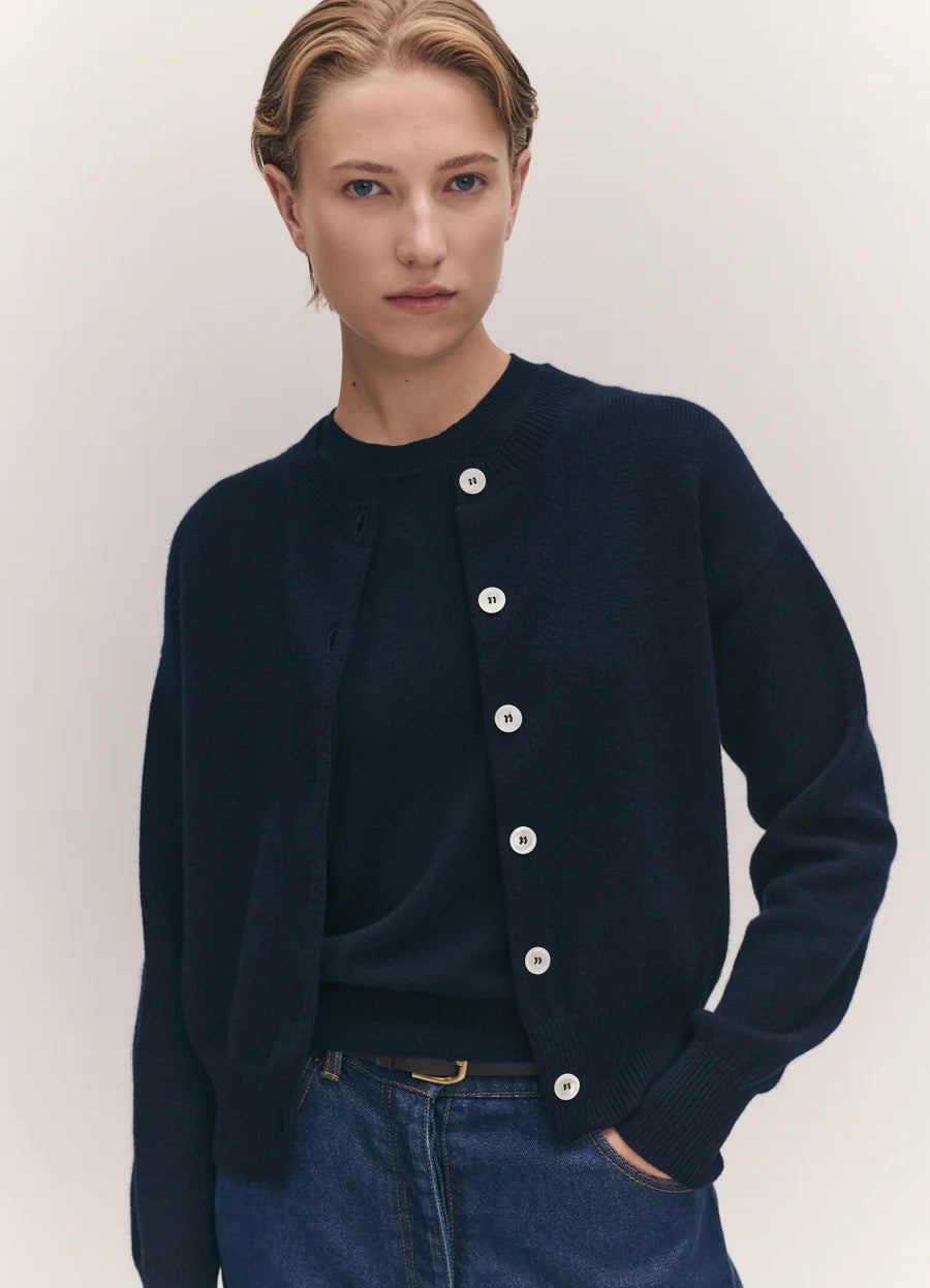 & DAUGHTER Ada Crewneck Cardigan