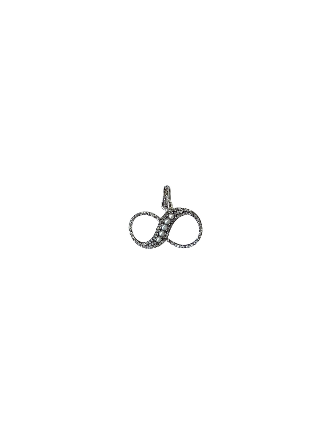 The Woods Fine Jewelry Small Silver Infinity Pendant