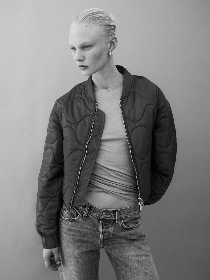 AGOLDE IONA QUILTED JACKET