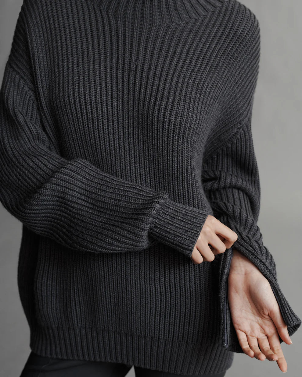 TWP MACIE SWEATER WITH ZIPPERS