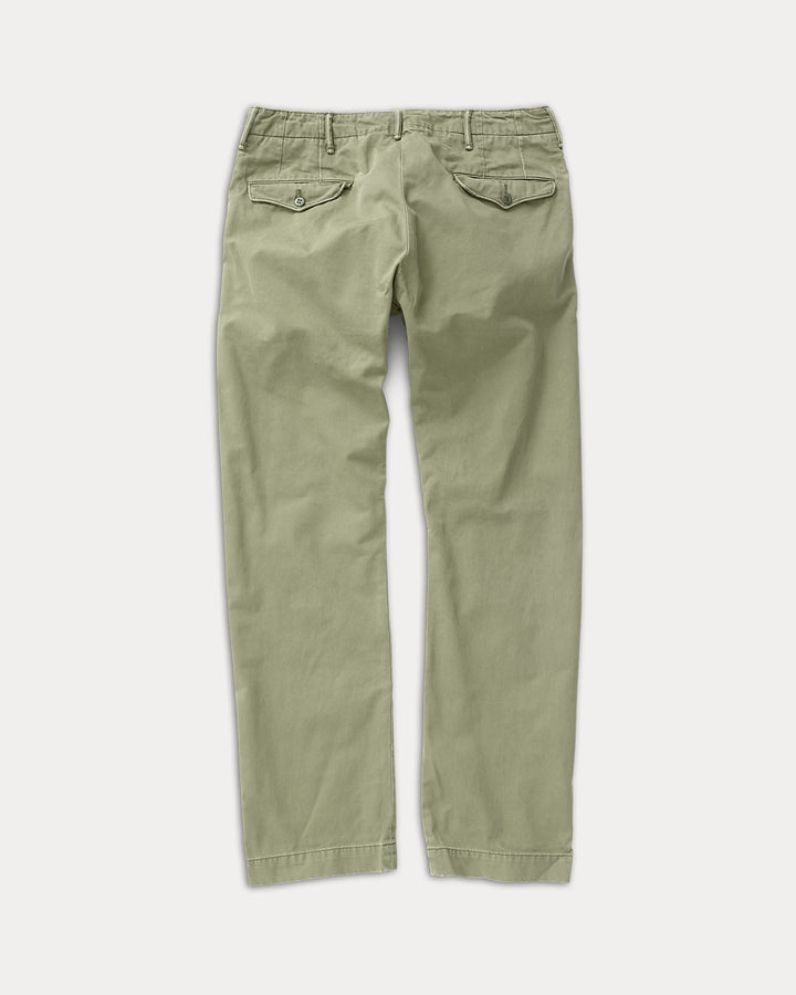Green pants on a white background
