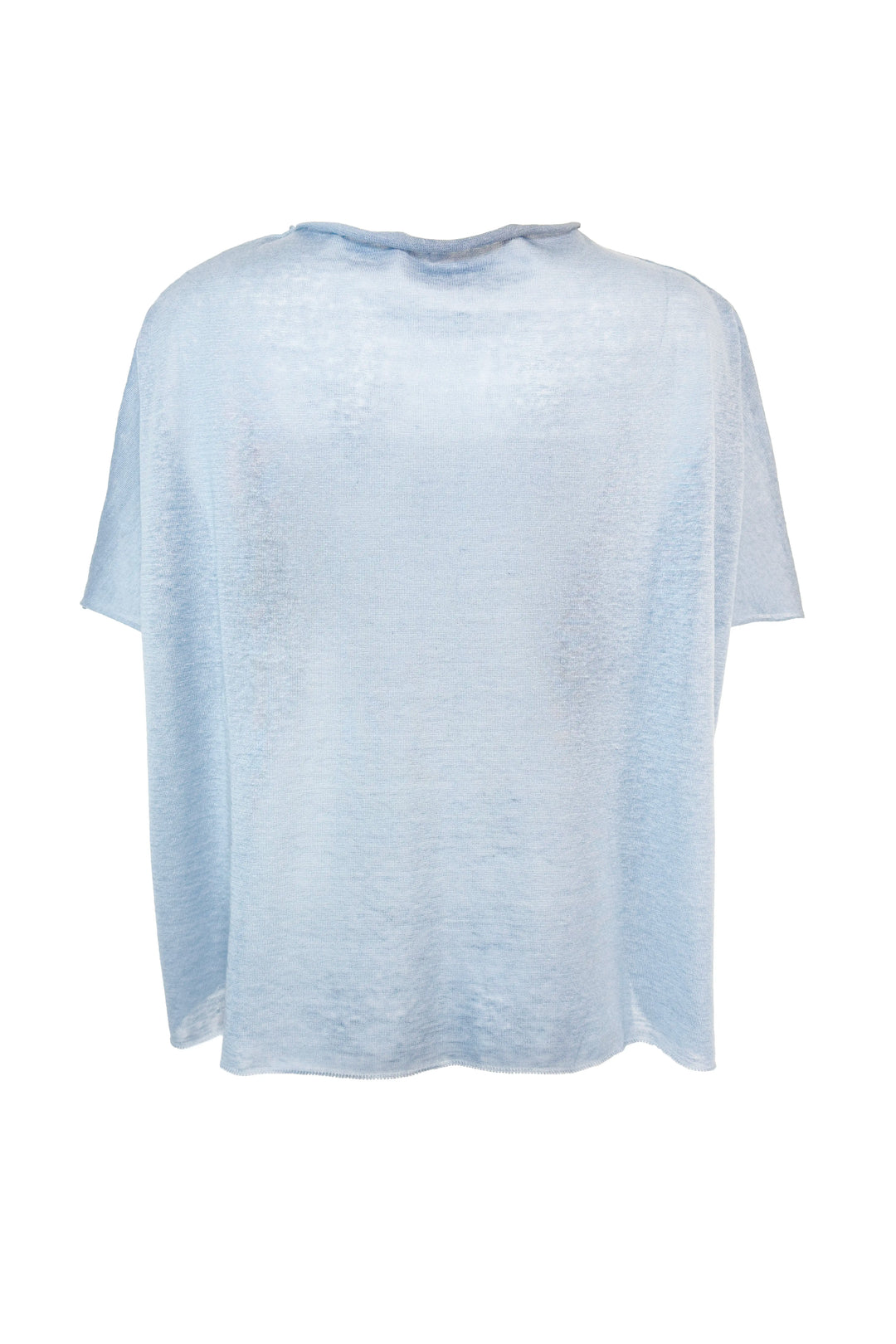 Light blue t-shirt on a white background