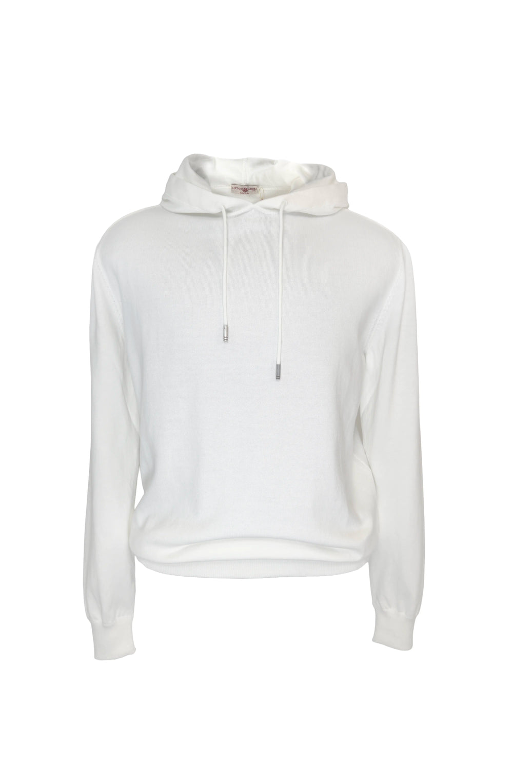 White hoodie on a white background