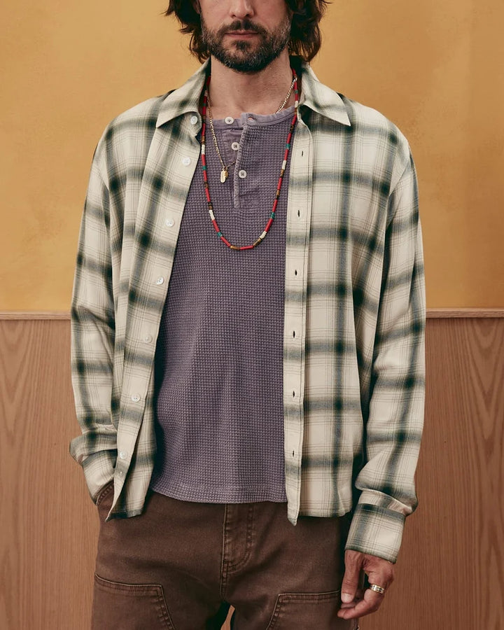 CORRIDOR SHADOW GREEN CHECK SHIRT