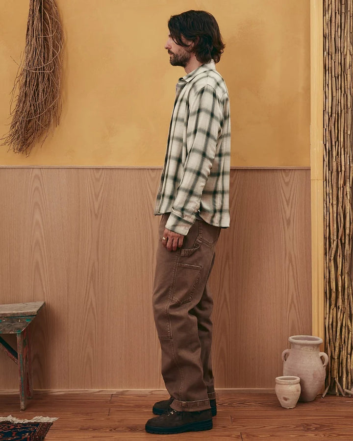 CORRIDOR SHADOW GREEN CHECK SHIRT