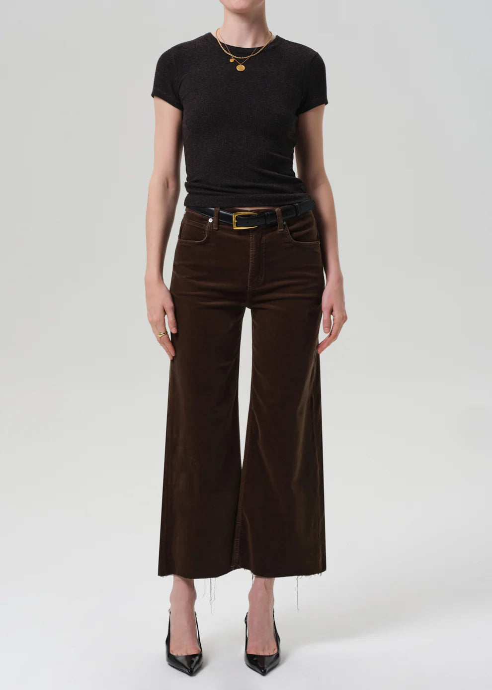 CITIZENS OF HUMANITY LYRA WIDE LEG CROP CORDUROY