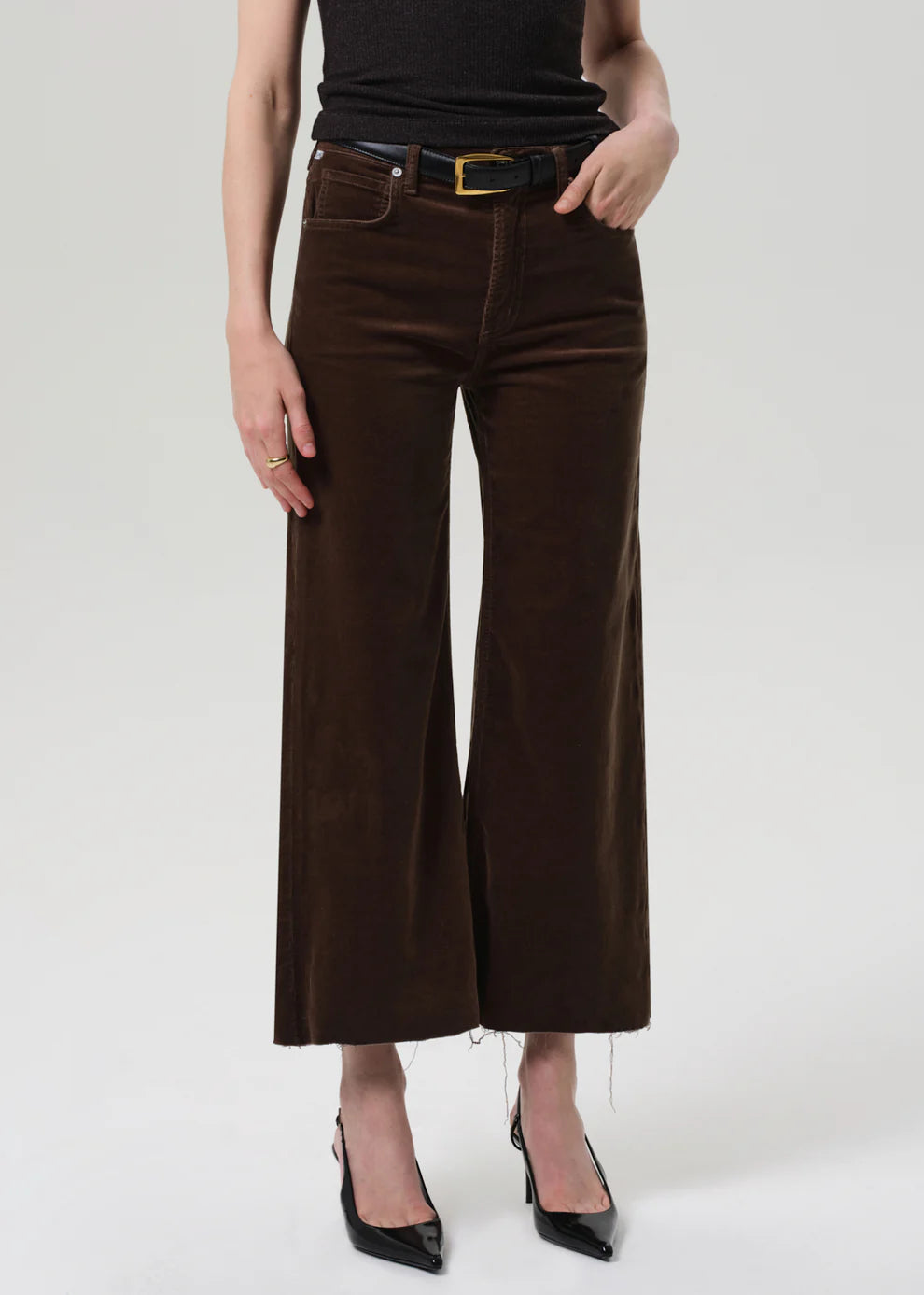 CITIZENS OF HUMANITY LYRA WIDE LEG CROP CORDUROY