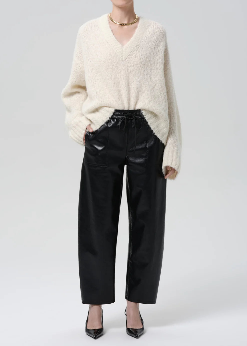 CITIZENS OF HUMANITY REWORK LEATHER PANT