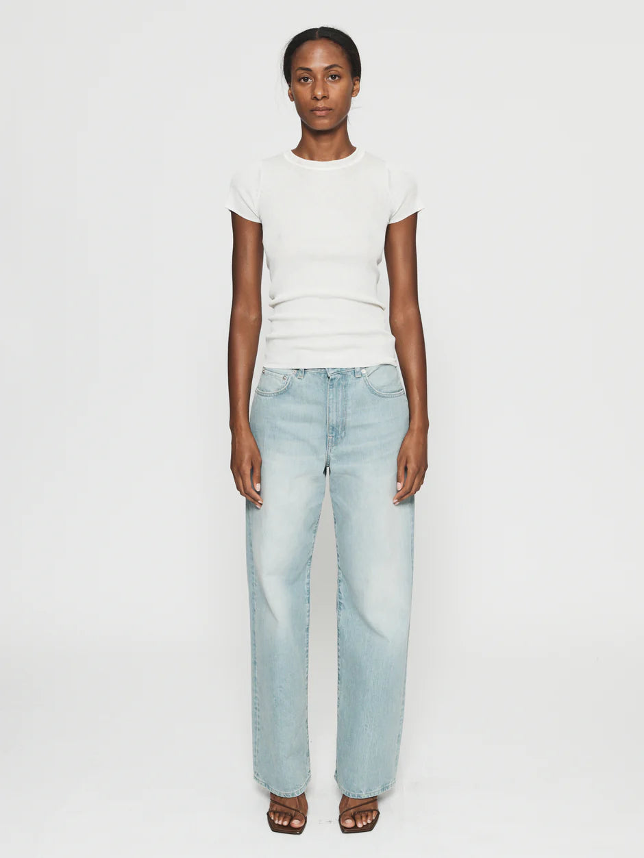 6397 WIDE JEAN IN BEACH BLUE