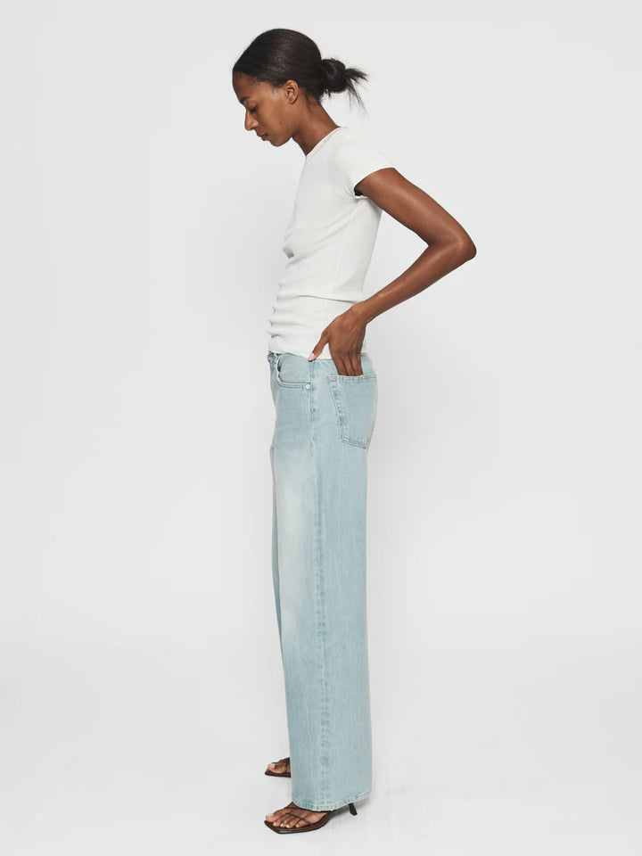 6397 WIDE JEAN IN BEACH BLUE
