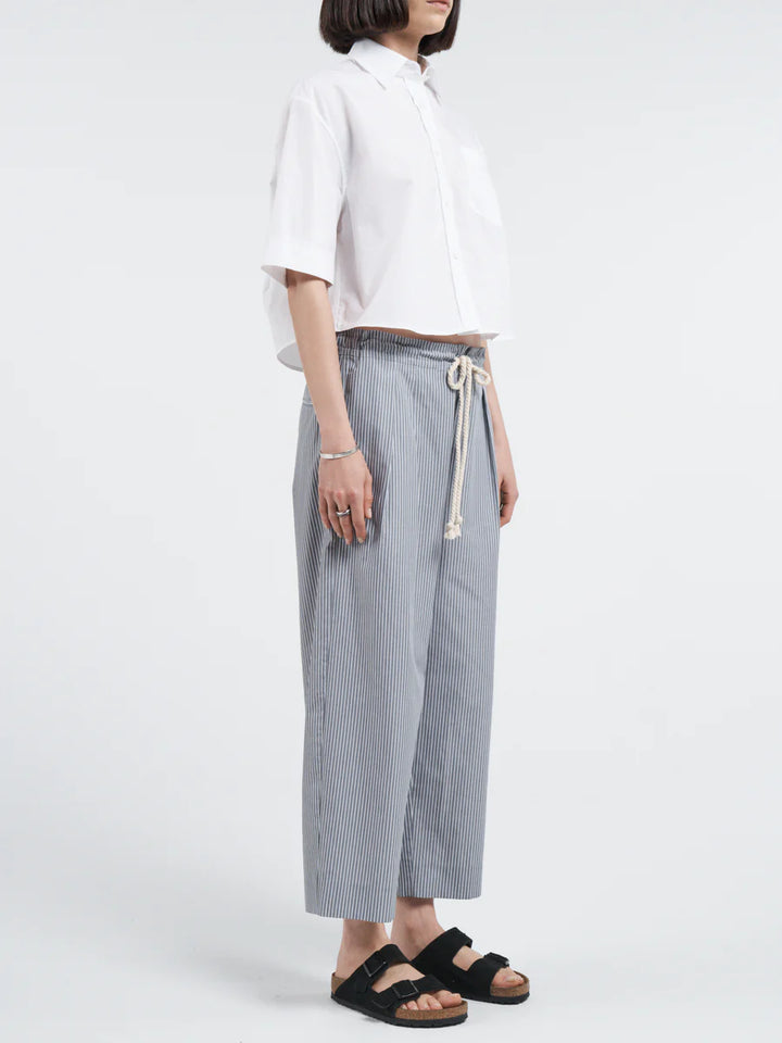 MARIA MCMANUS CROP OVERSIZED SHORT SLEEVE SHIRT