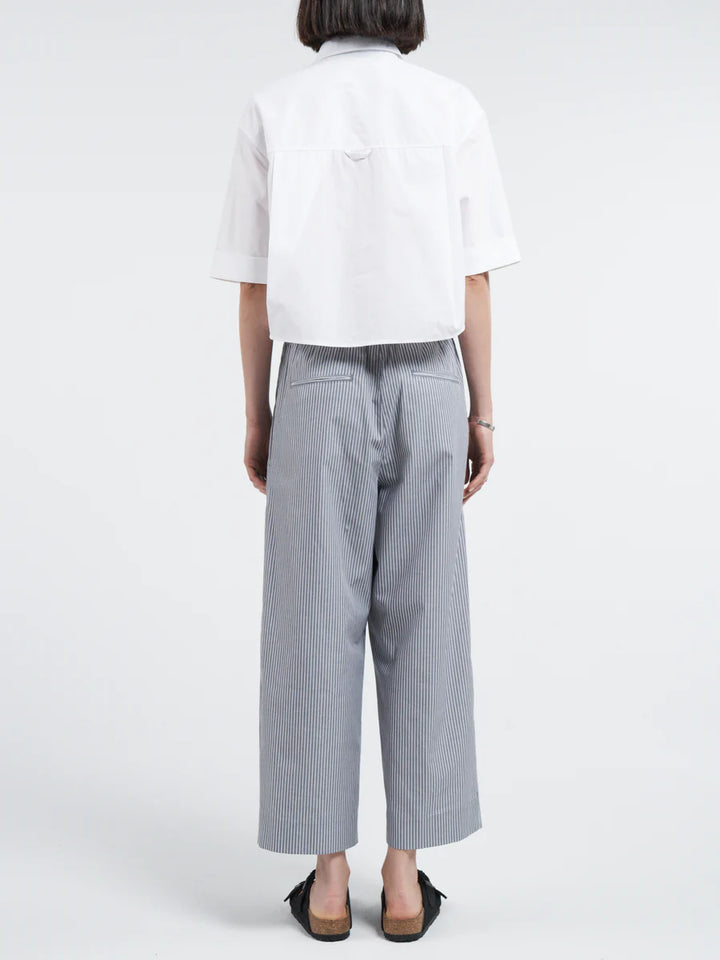 MARIA MCMANUS CROP OVERSIZED SHORT SLEEVE SHIRT