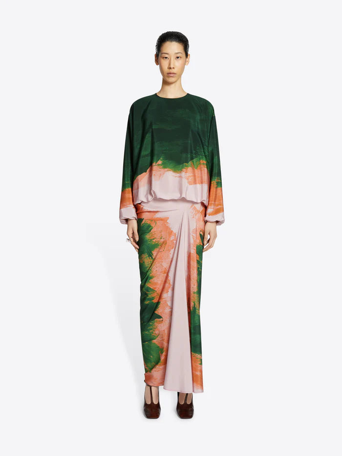 DRIES VAN NOTEN SAREN SKIRT