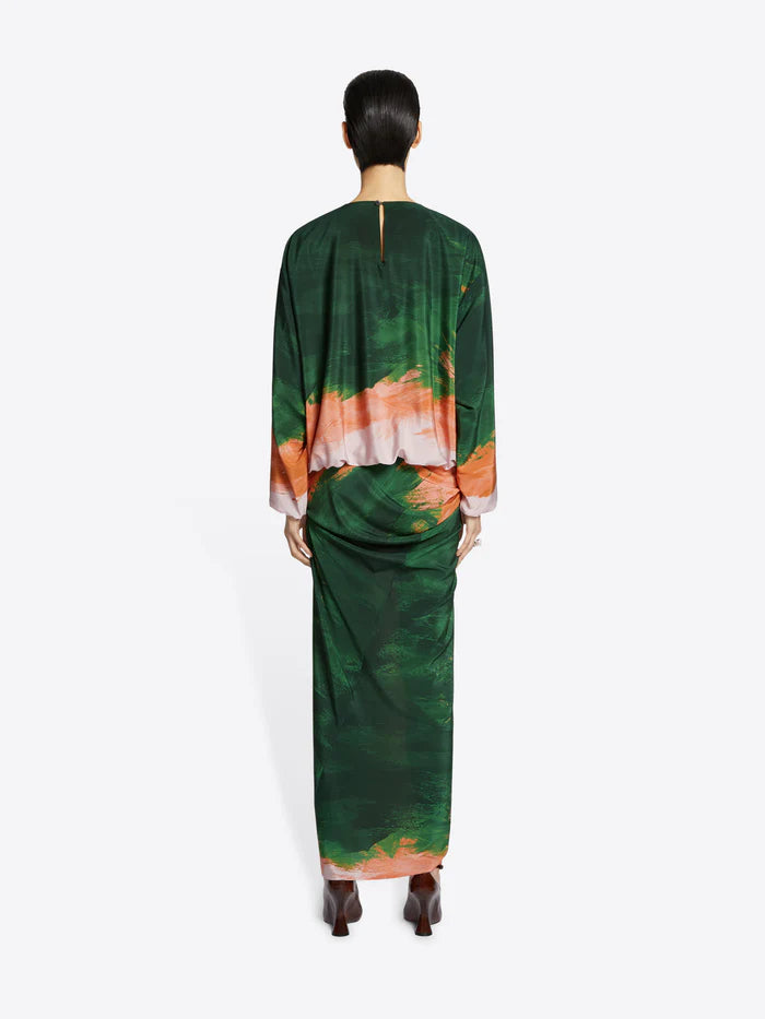 DRIES VAN NOTEN SAREN SKIRT