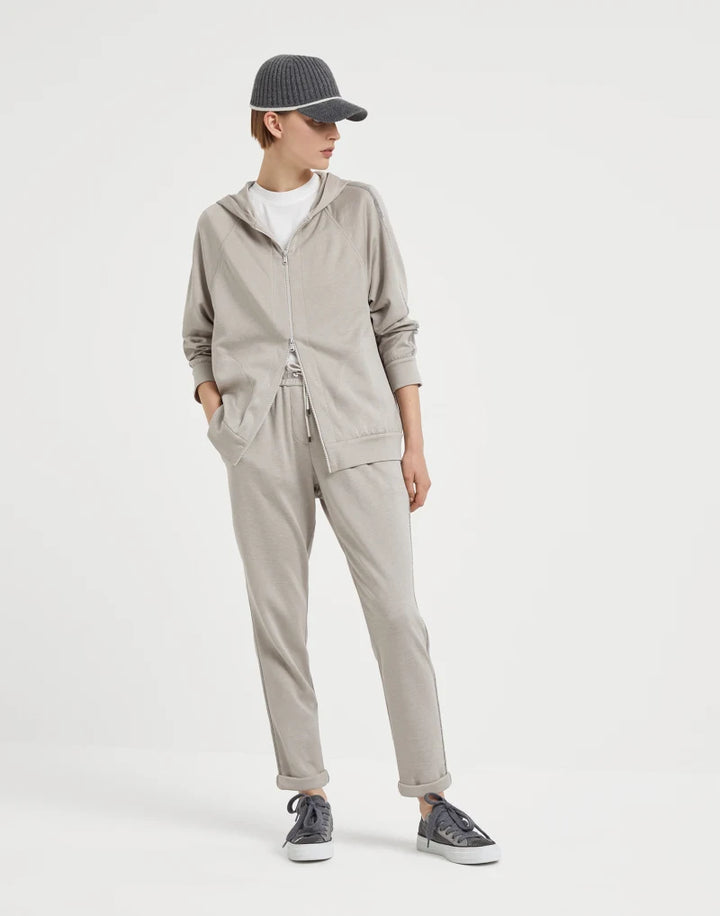 BRUNELLO CUCINELLI  COTTON SILK JOGGER