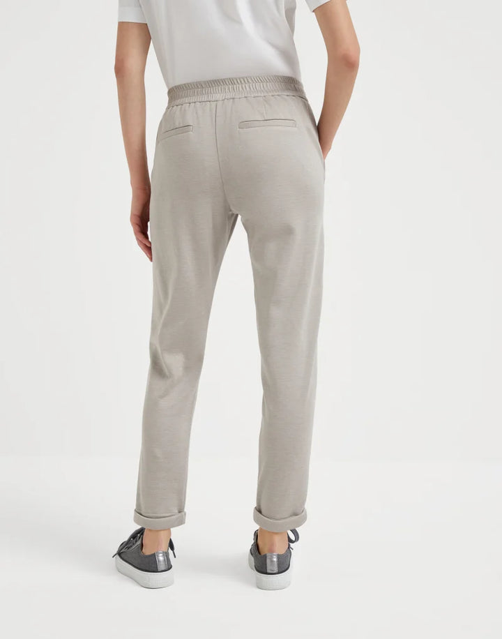 BRUNELLO CUCINELLI  COTTON SILK JOGGER