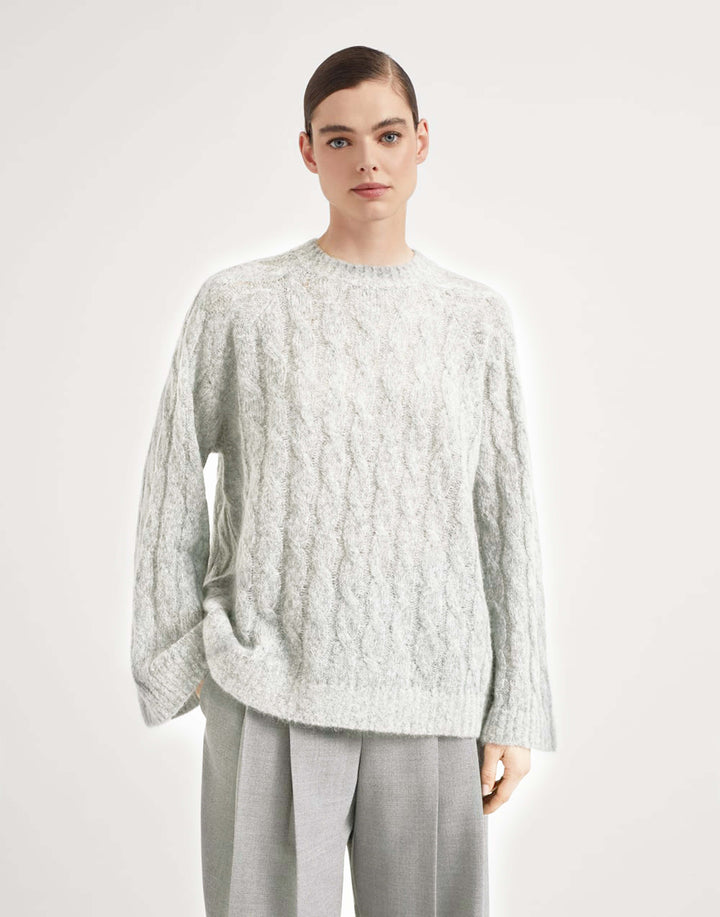 BRUNELLO CUCINELLI CABLE SWEATER