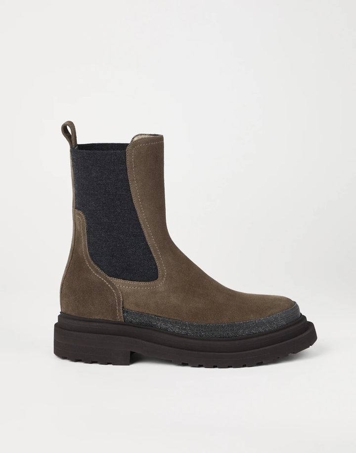 BRUNELLO CUCINELLI SUEDE CHELSEA BOOTS