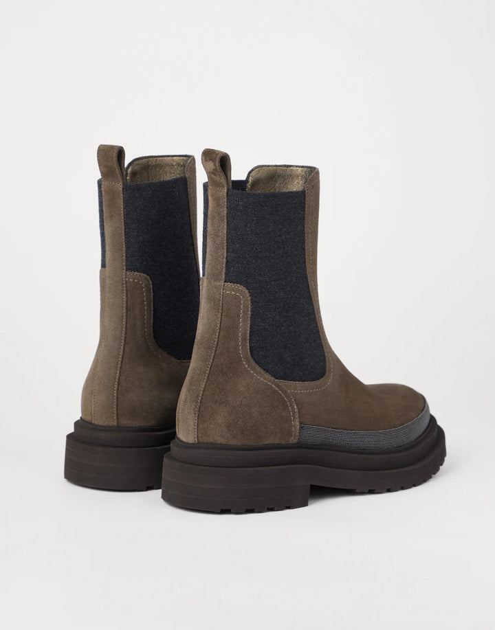 BRUNELLO CUCINELLI SUEDE CHELSEA BOOTS