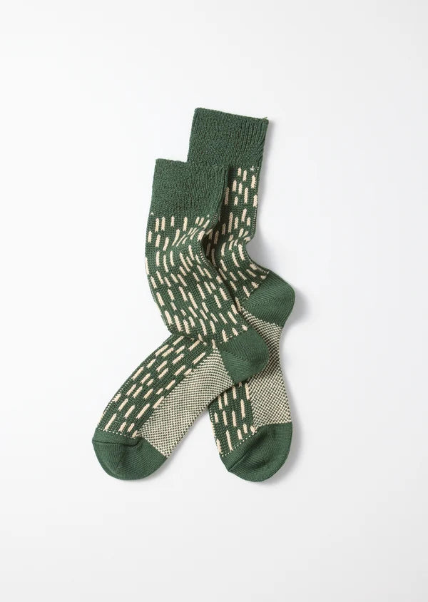 ROTOTO RAIN DROP CREW SOCKS