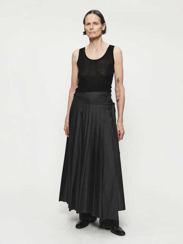 6397 WRAP PLEAT SKIRT