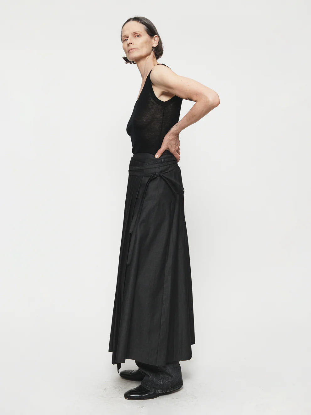 6397 WRAP PLEAT SKIRT