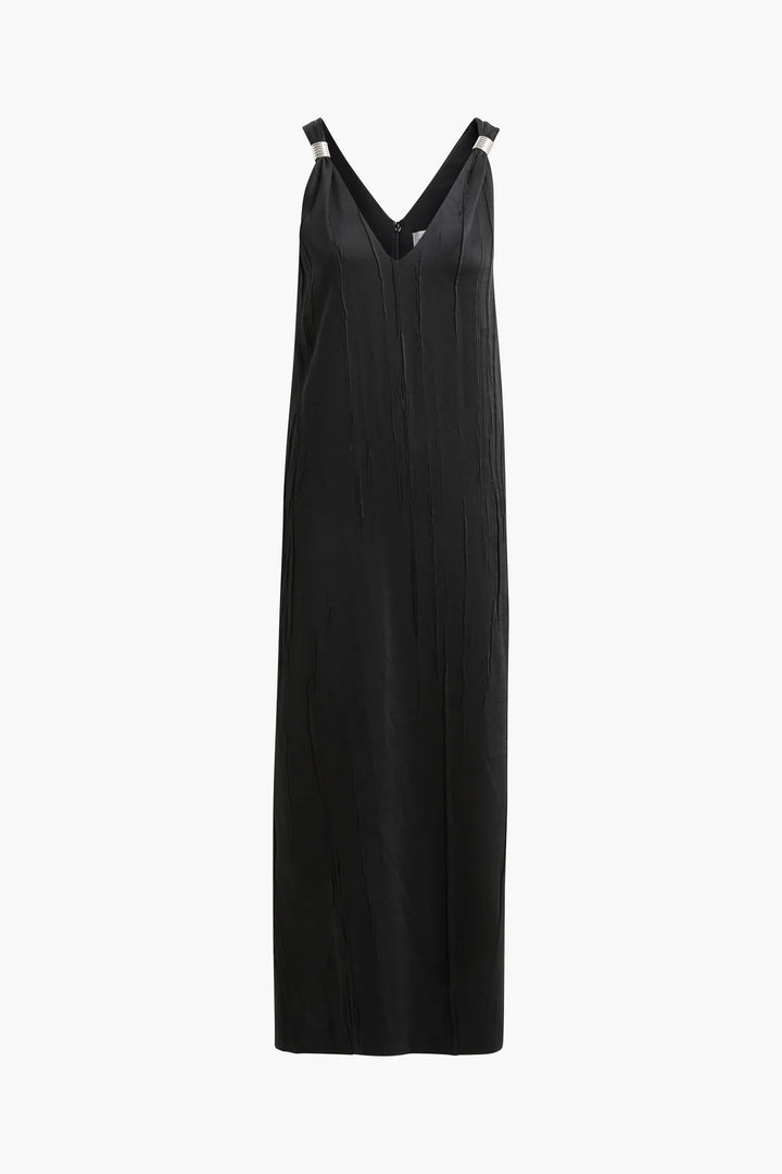 BRANDON MAXWELL KEKE MIDI DRESS