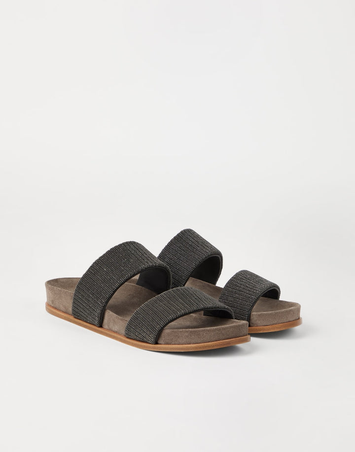 BRUNELLO CUCINELLI MONILI SLIDE