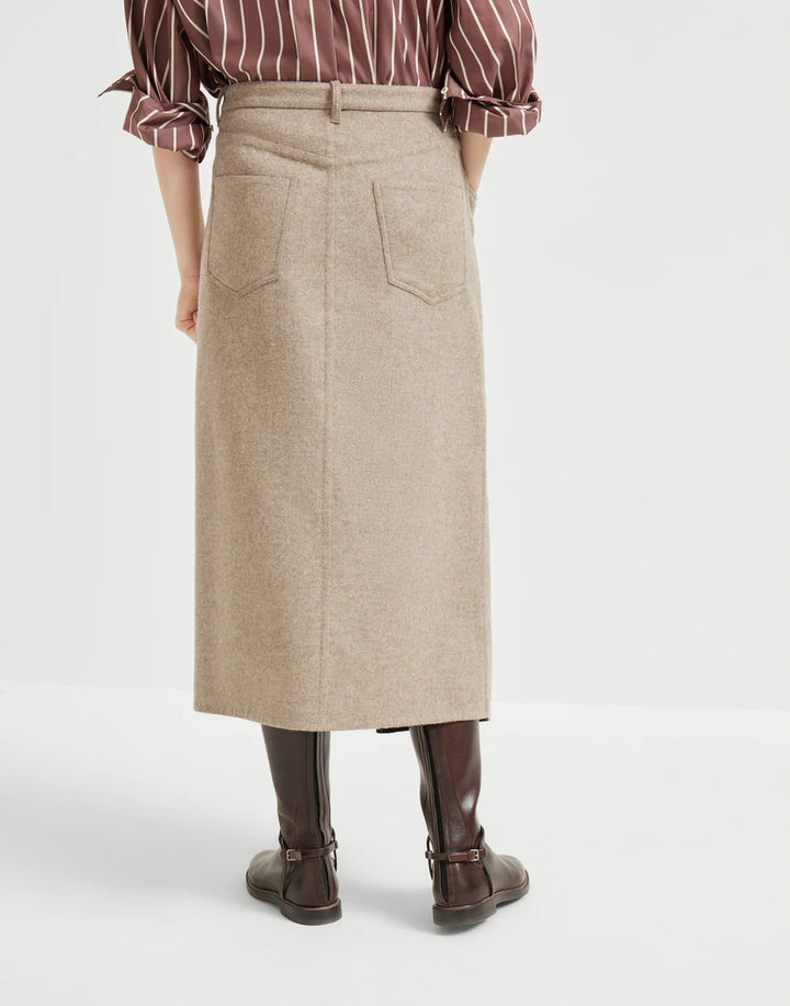 BRUNELLO CUCINELLI WRAPPED SKIRT