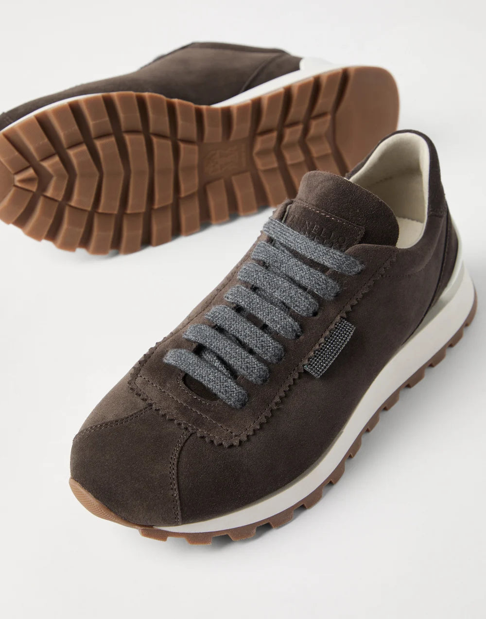 BRUNELLO CUCINELLI SUEDE RUNNERS