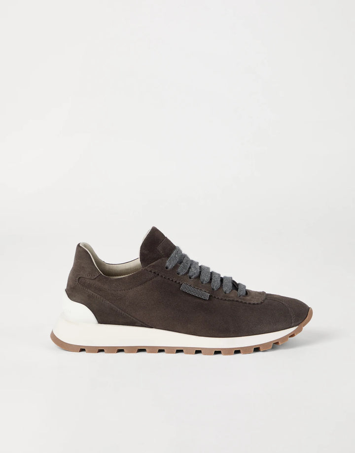 BRUNELLO CUCINELLI SUEDE RUNNERS