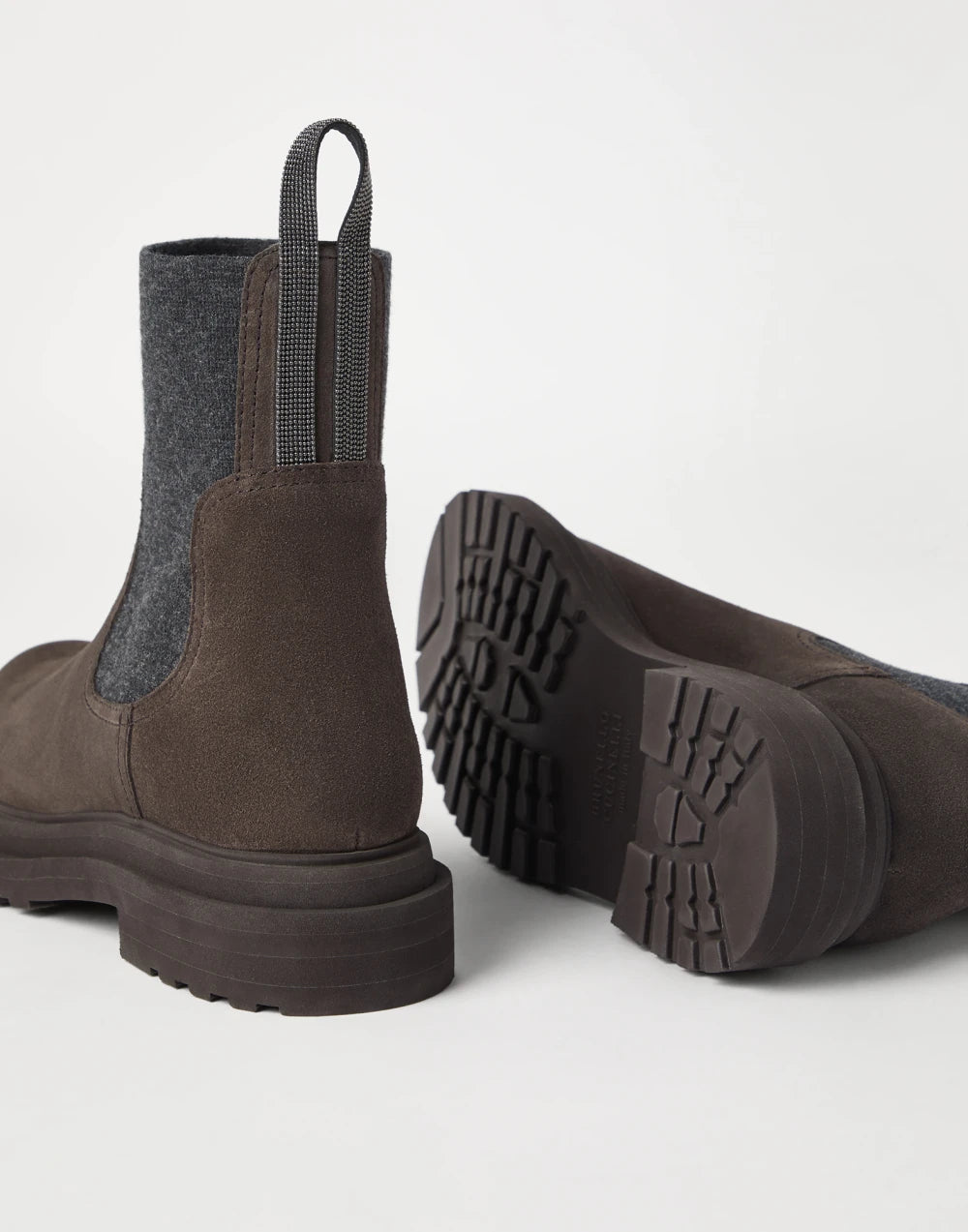 BRUNELLO CUCINELLI SUEDE BOOTS