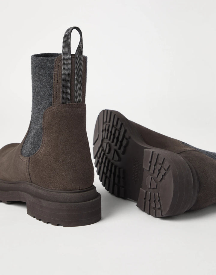 BRUNELLO CUCINELLI SUEDE BOOTS