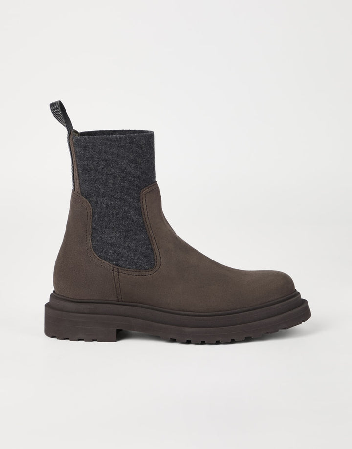 BRUNELLO CUCINELLI SUEDE BOOTS