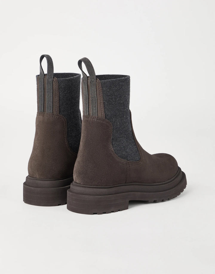 BRUNELLO CUCINELLI SUEDE BOOTS